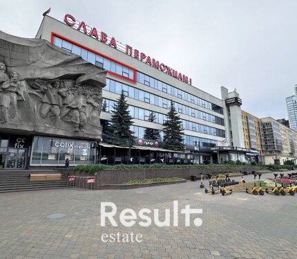 Аренда помещения 421 м2 в престижном бизнес-центре на проспекте Победителей 1.