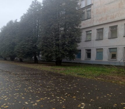 Здание находится в общедоступном месте, развитая инфраструктура. В хорошем состоянии,на оживленной улице,кабинетная система 1,2 этаж. Третий этаж - актовый зал и кабинеты разной площади.В 3дании имеются санузлы,душевые.