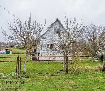 Дом с подвалом и гаражом, 10 соток, д. Домашаны, Заречная, 13