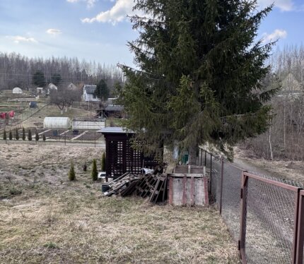 Хорошее расположение,300 м от остановки общественного транспорта ,рядом аг Янушковичи.Участок угловой. Залита плита 7/9 три года назад.Беседка 3/3,свет ,вода сезонная,прекрасные ели в доль забора на участке,сделан ландшафтный дизайн.Стоянка под авто с воротами.Очень тихое и прекрасное место. В ста метрах от участка Криница.Имеется новый биотуалет .Все подробности по телефону!