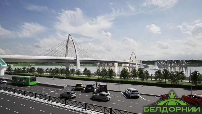Вантовый мост.  Белорусский дорожный научно-исследовательский институт 